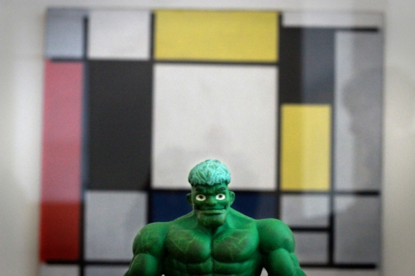 Hulk curtiu o Mundrian no Stedelijk Museum